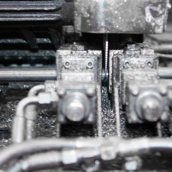 Precision cutting of steel pipes