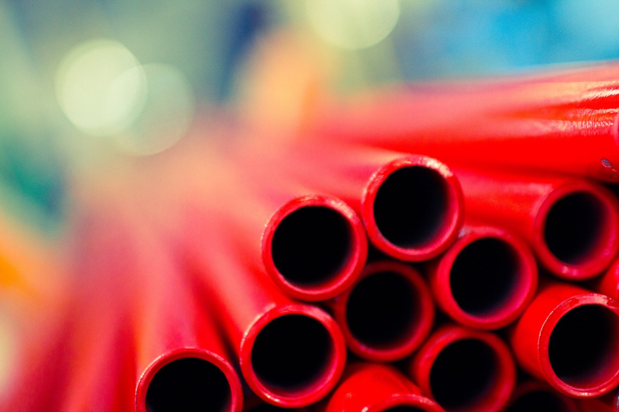Automated steel pipe painting